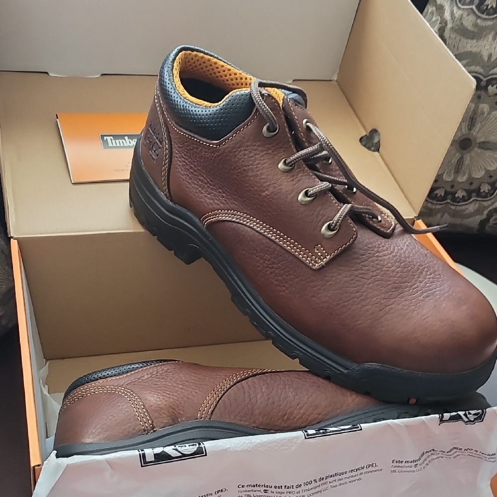 Timberland PRO Men's Brown Leather Boots - Picture 2 of 6